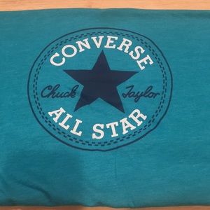 Converse All Star teal shirt